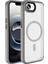 iPhone 16E Kılıf Mat Arka Yüzey Wireless Şarj Özellikli Frm Flet M-Safe Kapak - Lacivert 2