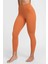 Dri Fit Zenvy Gentle Support High Waisted 7/8 Leggings Kadın Yüksek Bel Iç Cepli Spor Tayt Kiremit 1
