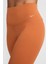 Dri Fit Zenvy Gentle Support High Waisted 7/8 Leggings Kadın Yüksek Bel Iç Cepli Spor Tayt Kiremit 3