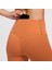 Dri Fit Zenvy Gentle Support High Waisted 7/8 Leggings Kadın Yüksek Bel Iç Cepli Spor Tayt Kiremit 4