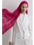 Brıce Fuşya Uzun Saçak Püsküllü Pamuklu Şal 4