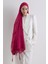 Brıce Fuşya Uzun Saçak Püsküllü Pamuklu Şal 6