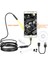 3ın1 Mıcro Usb+Type-C+Usb Androıd Uyumlu 8 mm Işıklı 5 Metre Endoskop Yılan Kamera 2
