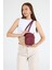 Bordo Ön Cepli Mini Çarpraz Askılı Çanta 384 5