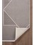 Leon LN002Z Gri Halı Modern Desen Pamuk Taban Akrilik Tozuaz Salon Yatak Odası Koridor Halısı 3