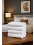 4 Adet Otel Havlusu Beyaz 50X85 cm 200 Gram Bukle - Armür El Yüz Havlusu 1