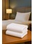 4 Adet Otel Havlusu Beyaz 50X85 cm 200 Gram Bukle - Armür El Yüz Havlusu 3