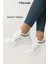 Kadın Beyaz Spor Ayakkabı 5 Cm Yüksek Air Taban Günlük Sneaker X110 4