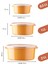 Turuncu 12'li Mikrodalga ve Derin Dondurucu Uyumlu Saklama Kabı Seti 6