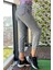 Lazer Kesim Mom Jean Kadın Pantolon 1037-162 Gri 4