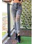 Lazer Kesim Mom Jean Kadın Pantolon 1037-046 Gri 1