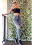 Lazer Kesim Mom Jean Kadın Pantolon 1037-046 Gri 2