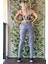 Lazer Kesim Mom Jean Kadın Pantolon 1037-046 Gri 4