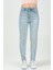 Mom Jean Kadın Pantolon 1037-998A Buz Mavisi 4