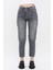 Mom Jean Kadın Pantolon 1037-251 Gri 3