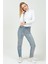Mom Jean Kadın Pantolon 1037-957 Mavi 1