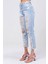 Lazer Kesim Mom Jean Kadın Pantolon 1037-173 Buz Mavisi 4