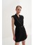 Kolsuz Kemerli Blazer Elbise 5