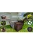 PolivaHome Bahçe Kiler Depolama Sandığı Balkon Saklama Dolabı Kapaklı Plastik Sandık 50X45X50CM 120 Litre Kahverengi 7
