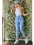 Yan Çep Kemerli Kadın Skinny Jean Pantolon 4188 Buz Mavisi 1