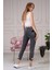 Skinny Jean Paçası Tokalı Kadın Pantolon 4224-939 Siyah 5