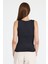 Siyah Slim Fit Kolsuz Basic Atlet 9194M 5