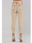 Lazer Kesim Boy Fit Kadın Jean Pantolon 1037-864 Açık Kahve 5