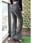 Önden Yırtmaçlı Ispanyol Paça Kadın Jean Pantolon 40150-150 Gri 3