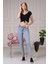 Nancy Skinny Jean Kadın Pantolon N946 Buz Mavisi 1