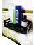 Yapışkanlı Siyah Banyo Rafı - Şampuanlık & Sabun Organizer Set 4