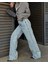 Baggy Kadın Jean Pantolon 40313-1 Mavi 3