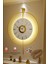 (Büyük Boy-50*75 cm)Kadran Iskandinav Kristal Gold(Kırılmaz Göbek)(Led Için 3ADET Pil Gelmektedir)Metal Duvar Saati 2