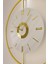 (Büyük Boy-50*75 cm)Kadran Iskandinav Kristal Gold(Kırılmaz Göbek)(Led Için 3ADET Pil Gelmektedir)Metal Duvar Saati 5