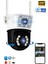 Çift Lensli Akıllı Ip Kamera Full Hd 1080P Wifi Haraket Takip Gece Görüş Intercom IP66 Su Geçirmez 1