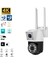 Çift Lensli Akıllı Ip Kamera Full Hd 1080P Wifi Haraket Takip Gece Görüş Intercom IP66 Su Geçirmez 5