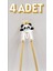 Panda Çubuk Yardımcı Aparatı (4’lü Set) | Çocuk & Yetişkin Için 3D Chopstick Eğitici Klips 1