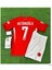 Türkiye Euro 2024 Kerem Aktürkoğlu Çocuk Forması Hedyeli 4'lü Set Çorap Bileklik (RED)-SM11 1