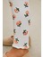Pure Dots Kız Çocuk Yazlık Çiçek Desenli Beyaz Tayt 4