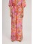Desenli Pantolon Pembe 15343938000 2