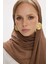 Freya Müslin Cappuccino Püsküllü Bürümcük Pamuklu Şal 5