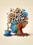 Coffe Art Kanvas Tablo Ev Duvar Salon Ofis Hediyelik Dekarasyon Süsü Ölçü Seçiniz :) 2