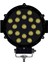 Off Road Sis Lambası Siyah 16 cm Yuvarlak 17 LED 1 Adet 1