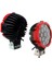 Off Road Sis Lambası Kırmızı 16 cm Yuvarlak 17 LED 2 Adet 2