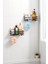 2'li Yapışkanlı Lamalı Banyo Rafı, 2'li Tek Katlı Banyo Organizer, Kancalı Banyo Düzenleyici 3