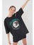 Baskılı La Oversize Unisex T-Shirt 1