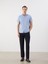 Yeni Sezon Regular Fit Kisa Kollu Cizgili Poplin Erkek Gomlek - S5QI80Z8 2