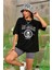 Kadın Oversize Los Angeles Baskılı T-Shirt K2109 3