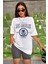 Kadın Oversize Los Angeles Baskılı T-Shirt K2109 3