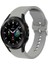 Galaxy Watch 4 Classic 46MM Krd-50 Uyumlu Kordon Arth - Gri 2