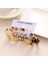 Leolove Leopar Desenli Akrilik ve Incili Gold Vintage Retro Küpe Seti 1